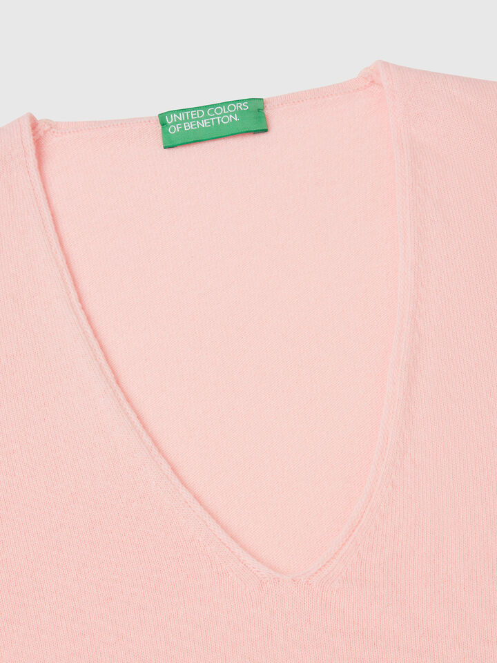 V NECK SWEATER L/S Women image number 6